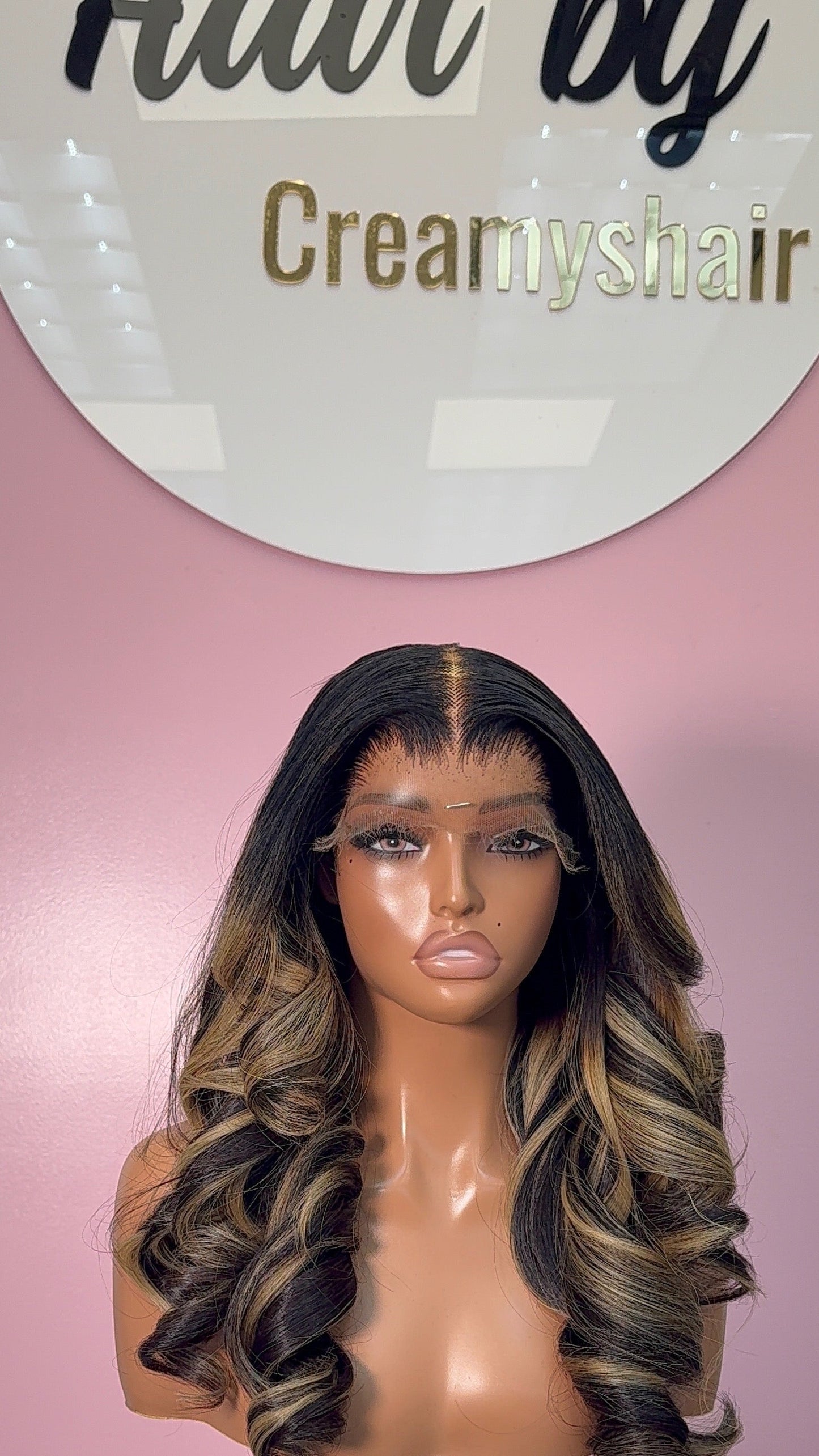 Chocolate brown with caramel highlights