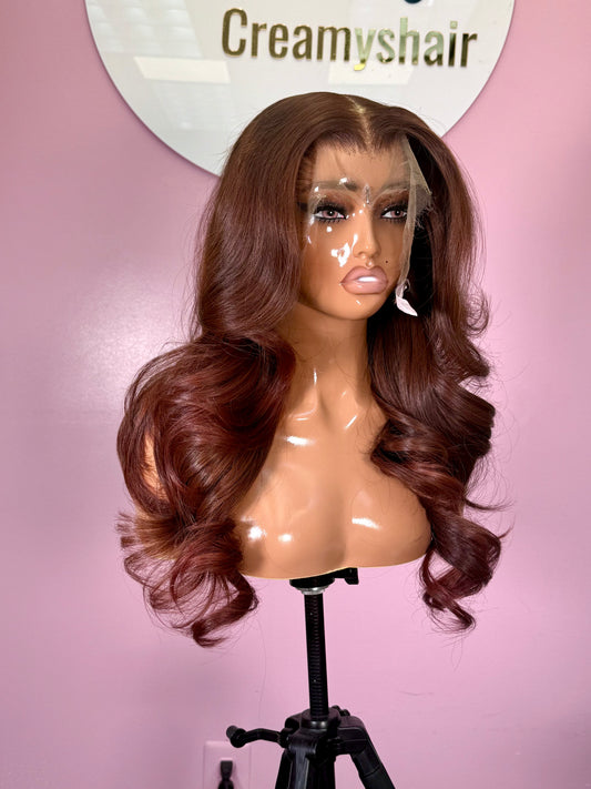 Custom rich auburn brown