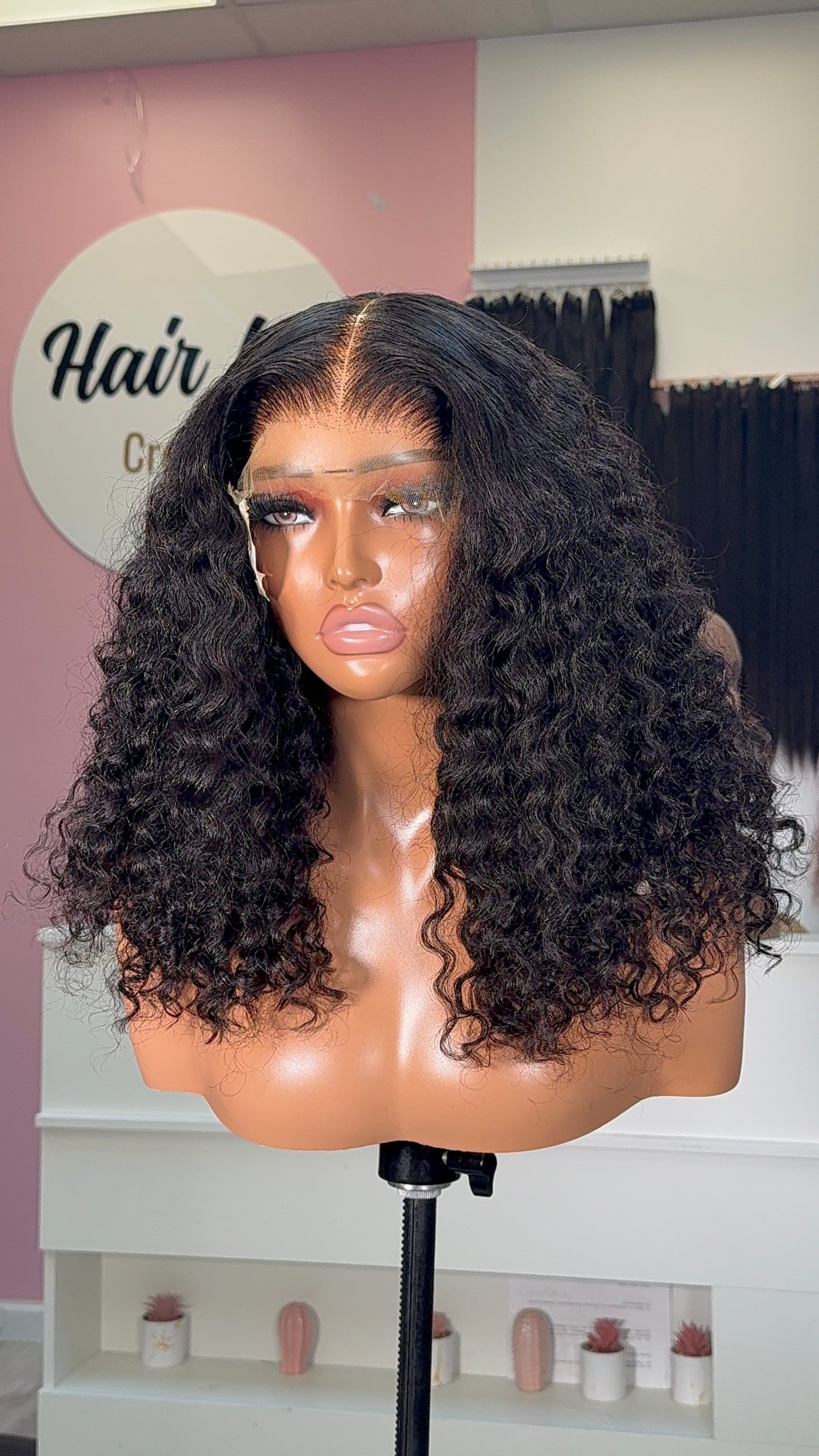 Raw soft  curls