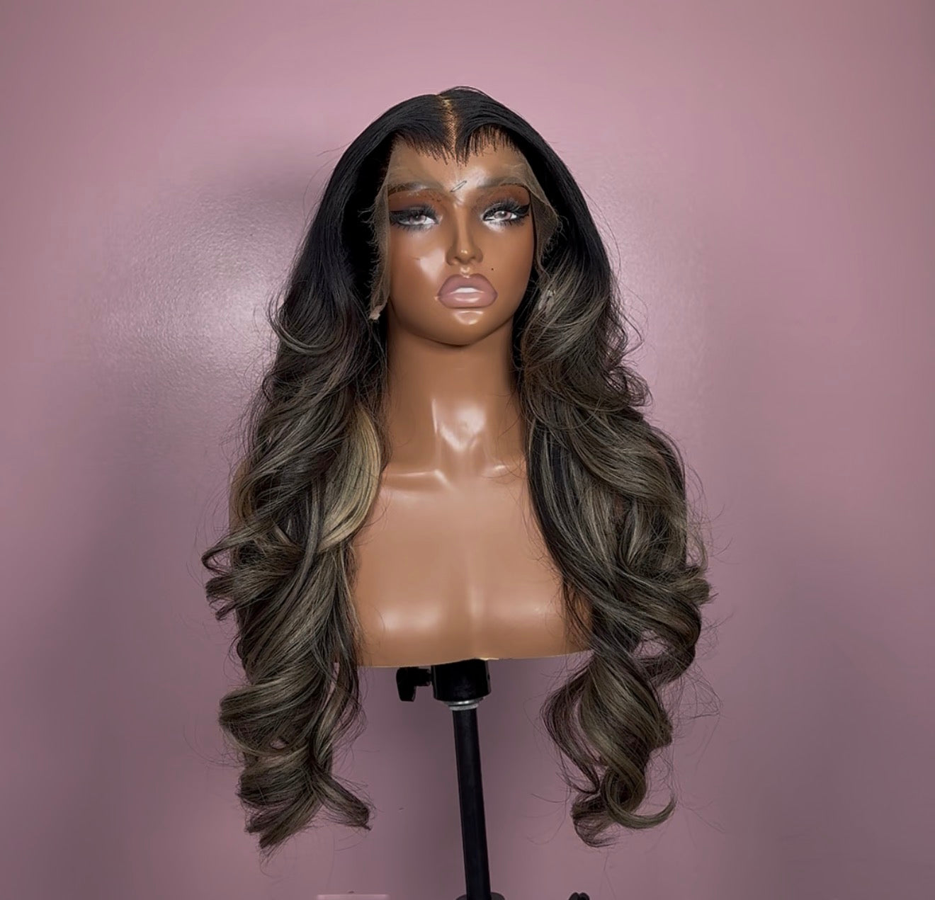 Ash Brown Balayage Wig